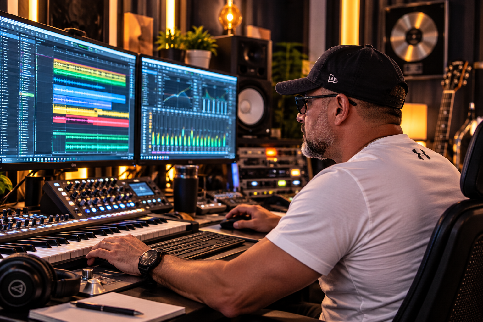 MAN404 in studio